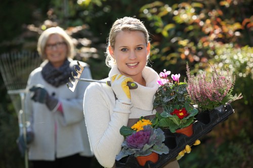 Variety of native plants selected for a Seven Sisters landscape garden